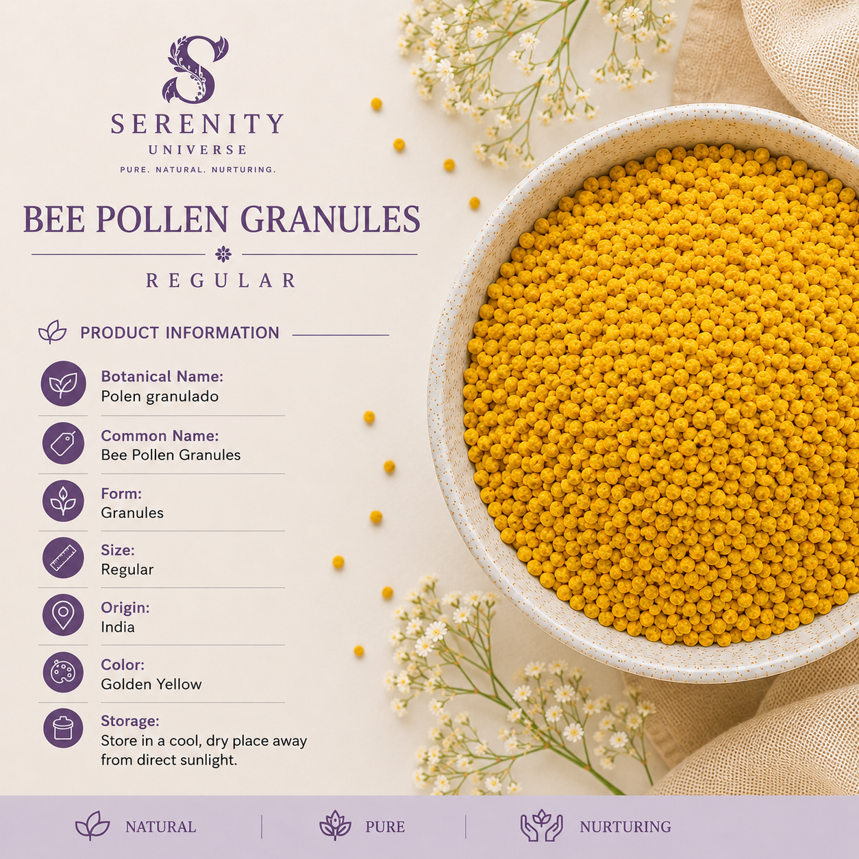 Bee Pollen Granules