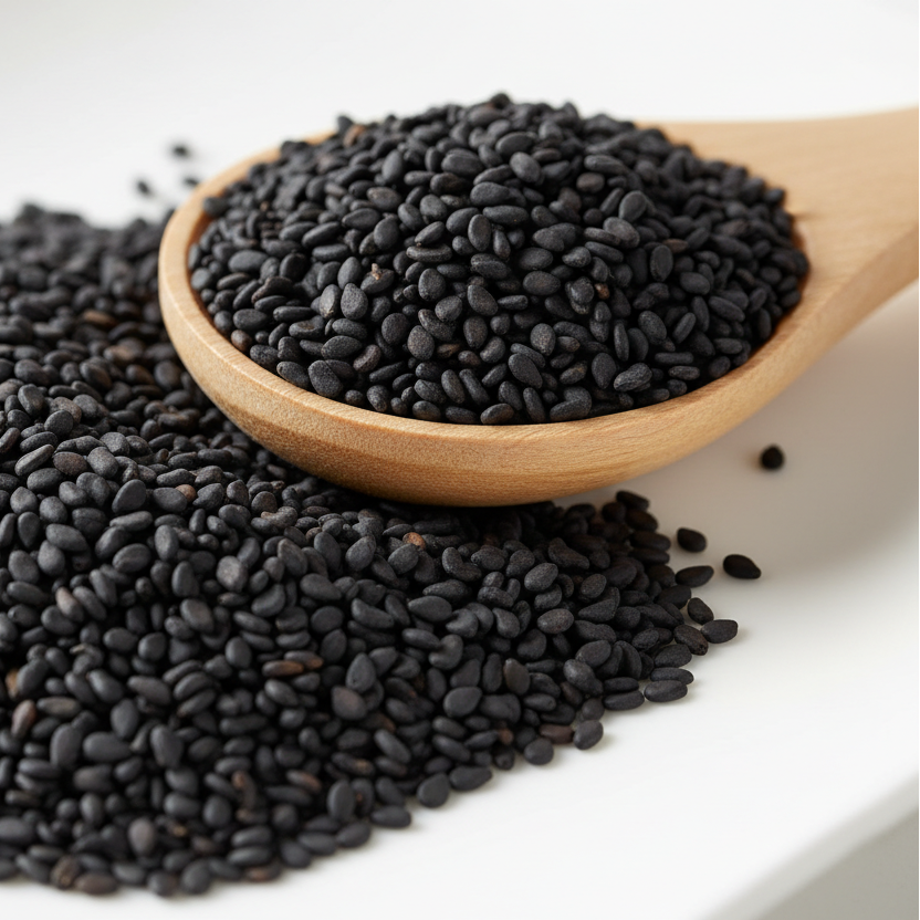 black sesame seeds