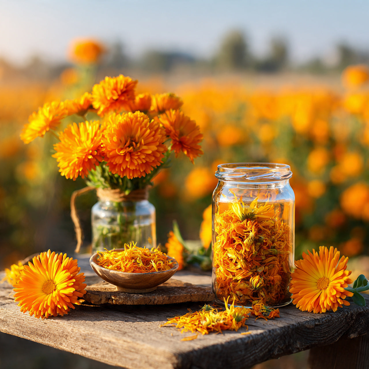 Marigold Flower Whole (Calendula)