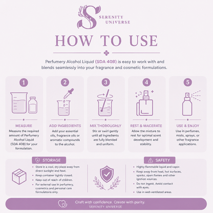 Perfumery Alcohol Liquid (SDA 40B)