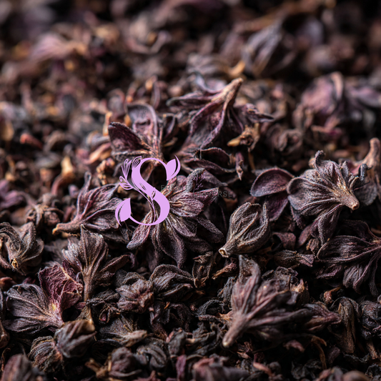 Black Malva Flower