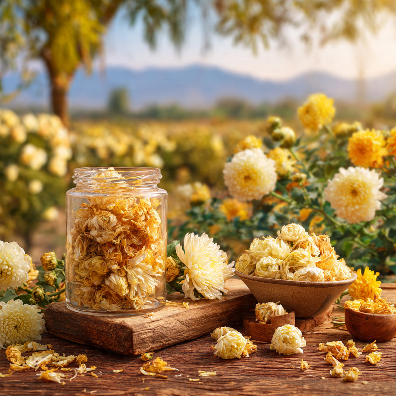 Chrysanthemum Flower Whole