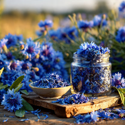 Cornflower Petals Blue